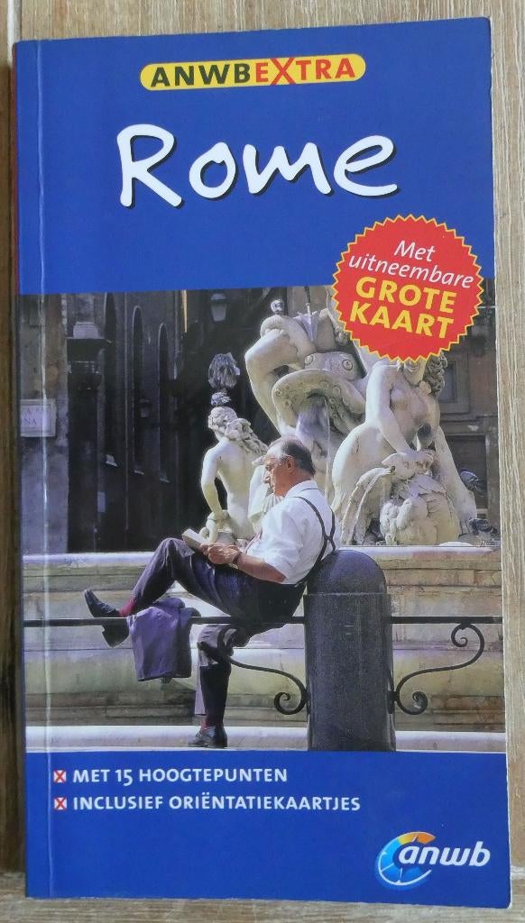 ANWB Extra Rome - Italie, Boeken, Reisgidsen, Zo goed als nieuw, Reisgids of -boek, Europa, ANWB, Ophalen of Verzenden