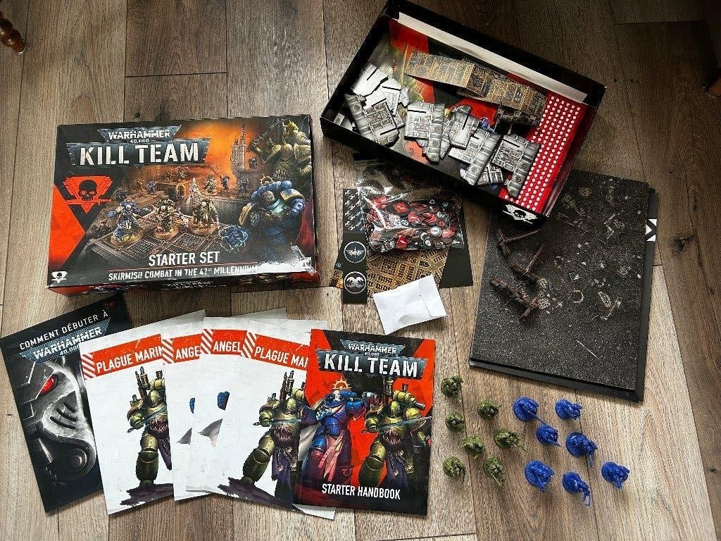 Warhammer 40k Kill Team Starter Set + extra map, Ophalen of Verzenden, Gebruikt, Warhammer 40000, Figuurtje(s)