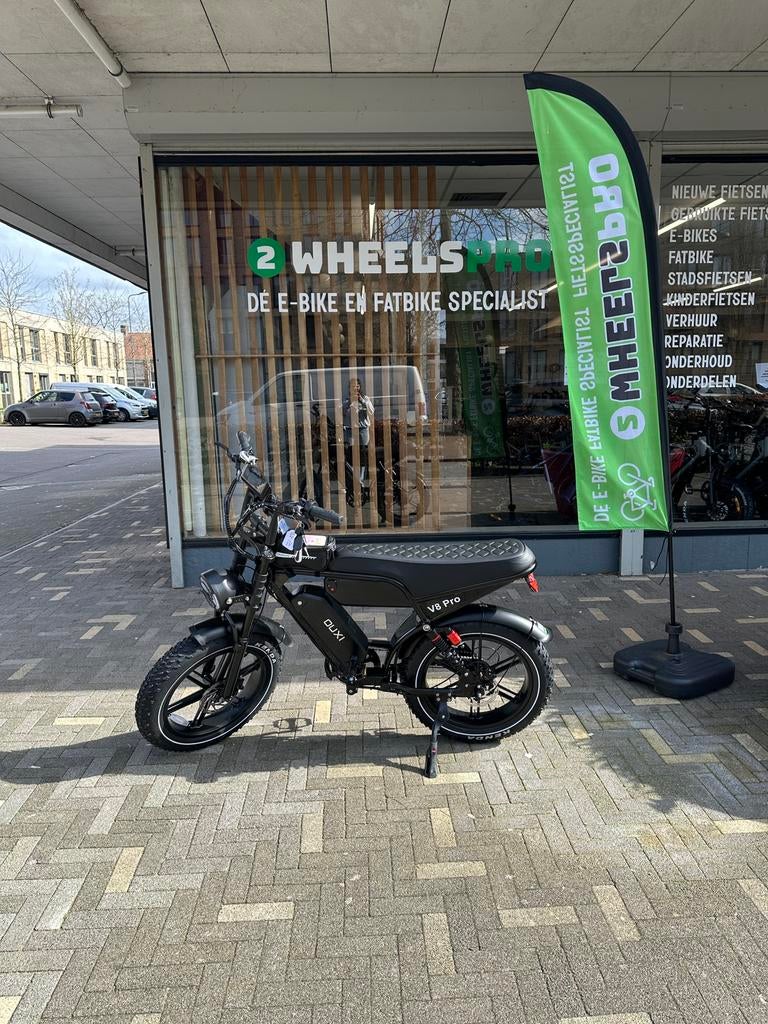 NIEUW V8 PRO MAX FATBIKE dubbele accu Ouxi Alarm,NFC, 24 inch of meer, Aluminium, Ophalen of Verzenden, Zo goed als nieuw