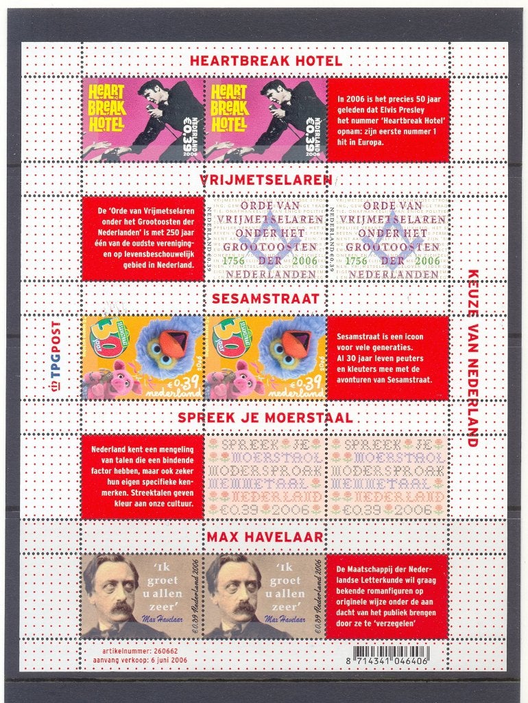 Vel keuze van nederland no v2424/28, postfris, Postzegels en Munten, Postzegels | Nederland, Ophalen of Verzenden, Postfris