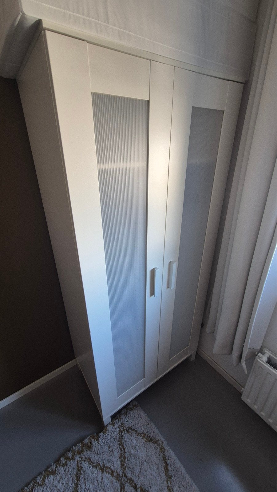 MOET WEG - IKEA Brimnes kledingkast wit met 2 deuren (50*80*, Huis en Inrichting, Ophalen, 50 tot 75 cm, 50 tot 100 cm, 150 tot 200 cm