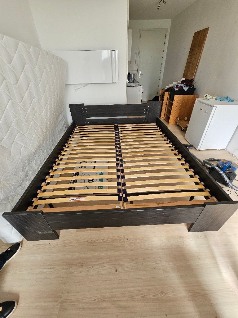 Beterbed bedframe 220x180 inclusief lattenbodems, Ophalen, Gebruikt, Tweepersoons, 180 cm