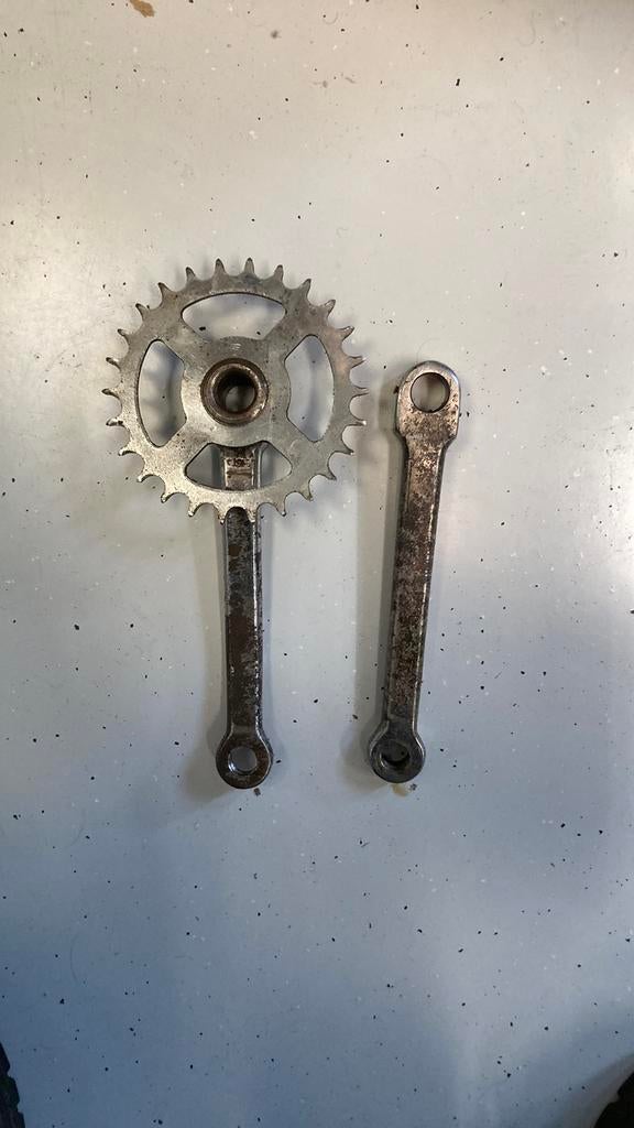 Cranks van een Berini m21, Ophalen of Verzenden, Gebruikt, Kap, Overige merken