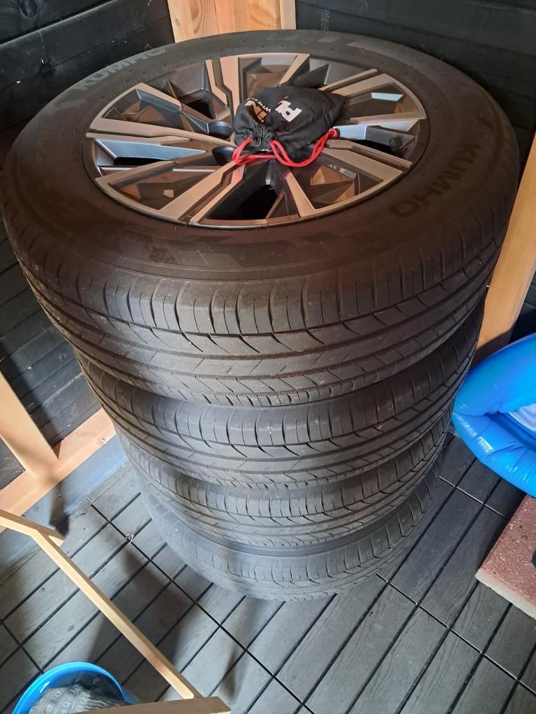 Zomerbanden met velgen, Auto-onderdelen, Banden en Velgen, Ophalen, 17 inch, Zomerbanden
