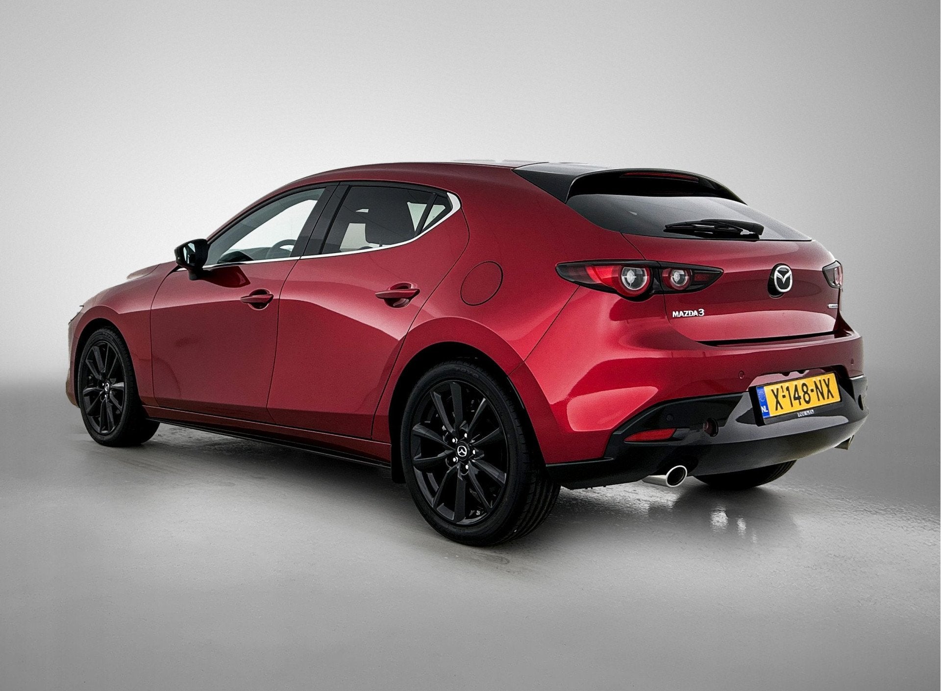Mazda 3 2.0 e-SkyActiv-G M Hybrid 150 Homura | Head-up Displ, Auto's, Mazda, Stof, Gebruikt, 4 cilinders, Origineel Nederlands