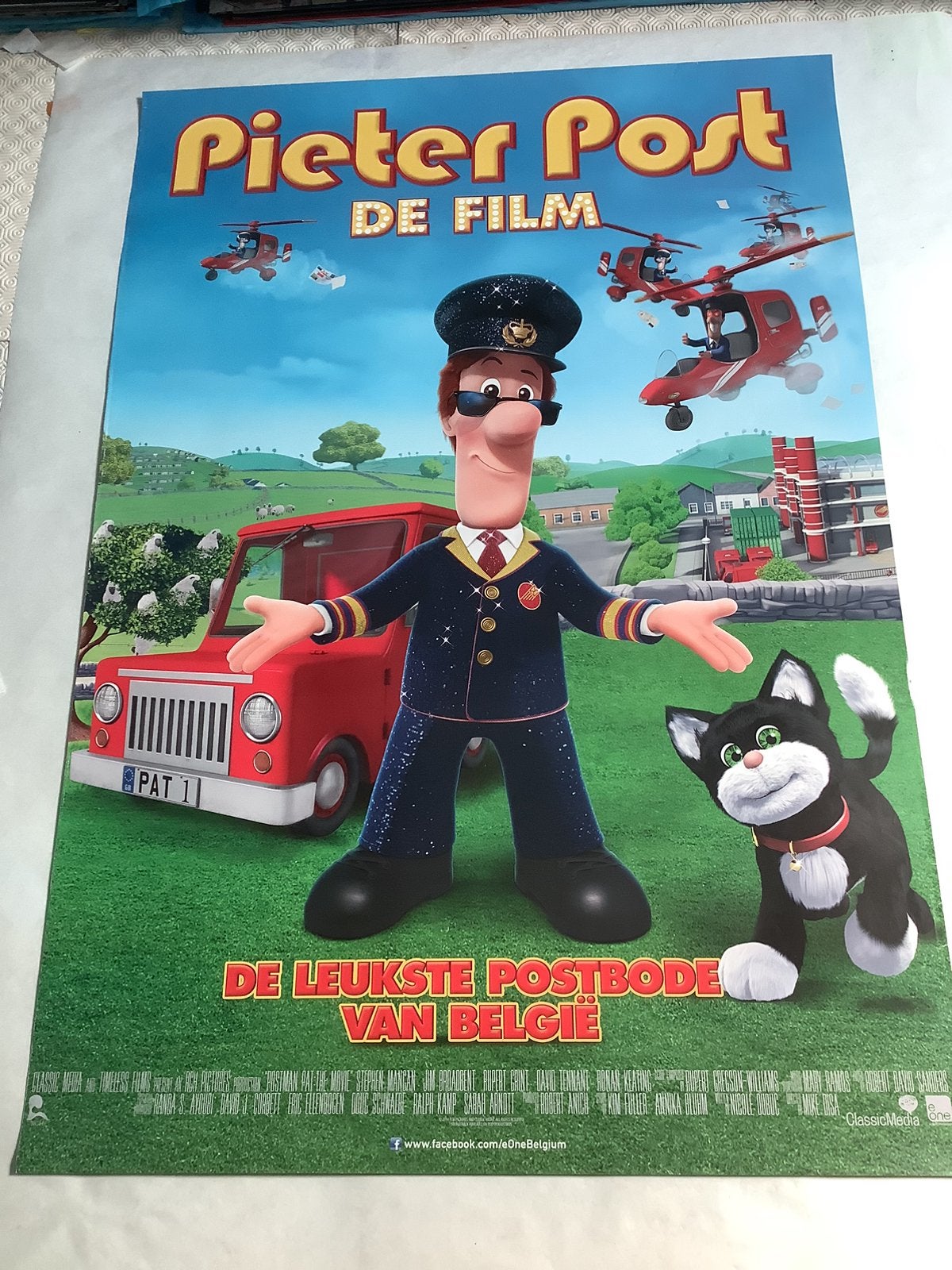 PIETER POST   FILMPOSTER  70-100 cm, Ophalen of Verzenden, Zo goed als nieuw, Deurposter of groter, Film en Tv