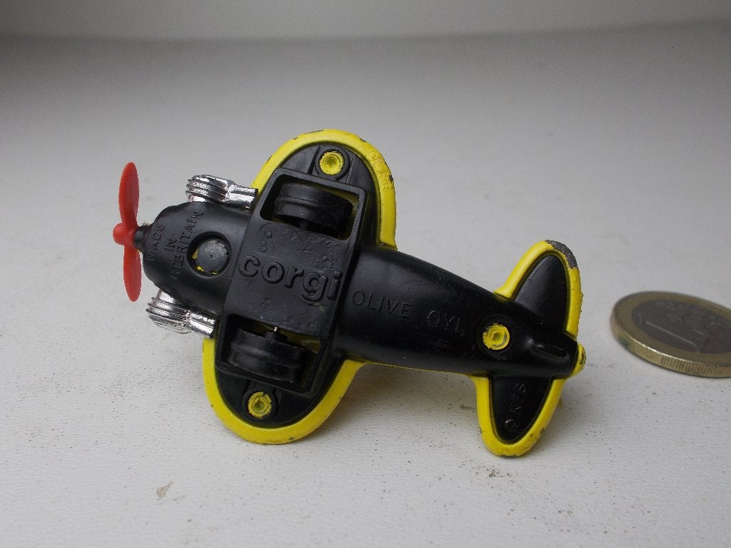1980 Corgi Juniors Nr. 79 (Popeye) OLIVE IN PLANE., Ophalen of Verzenden, Zo goed als nieuw, Overige typen, Corgi