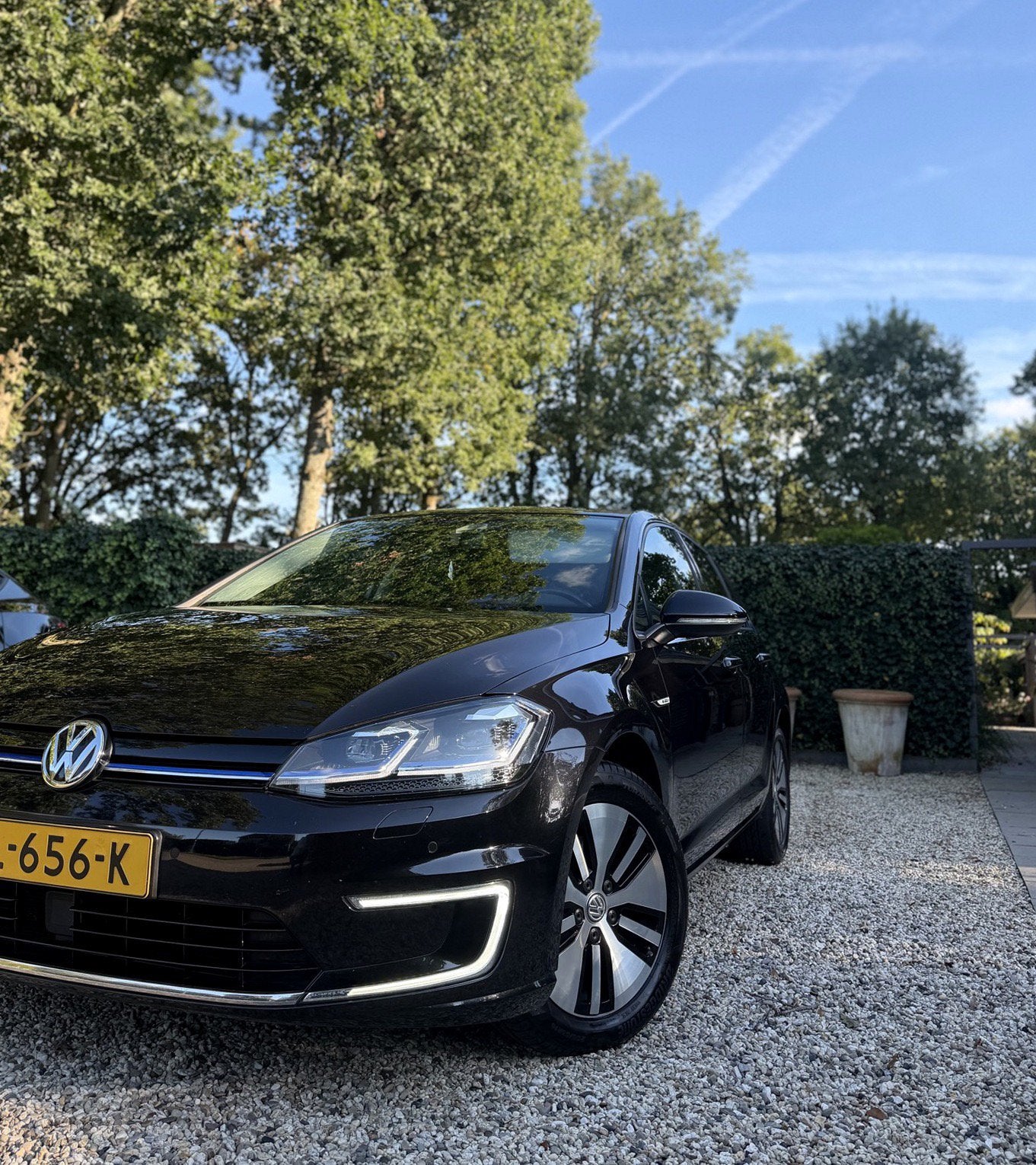 Volkswagen e-Golf 2017 Elektrisch Zwart, Auto's, Zwart, 35 kWh, Zwart, Elektrisch