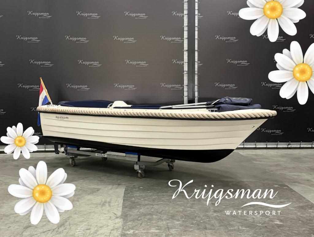 Aquatico 495 te koop | Yamaha 15 pk | 2019 & PINKSTERSHOW, Watersport en Boten, Sloepen, Tender, Gebruikt, 15 pk, Tot 1.00 meter