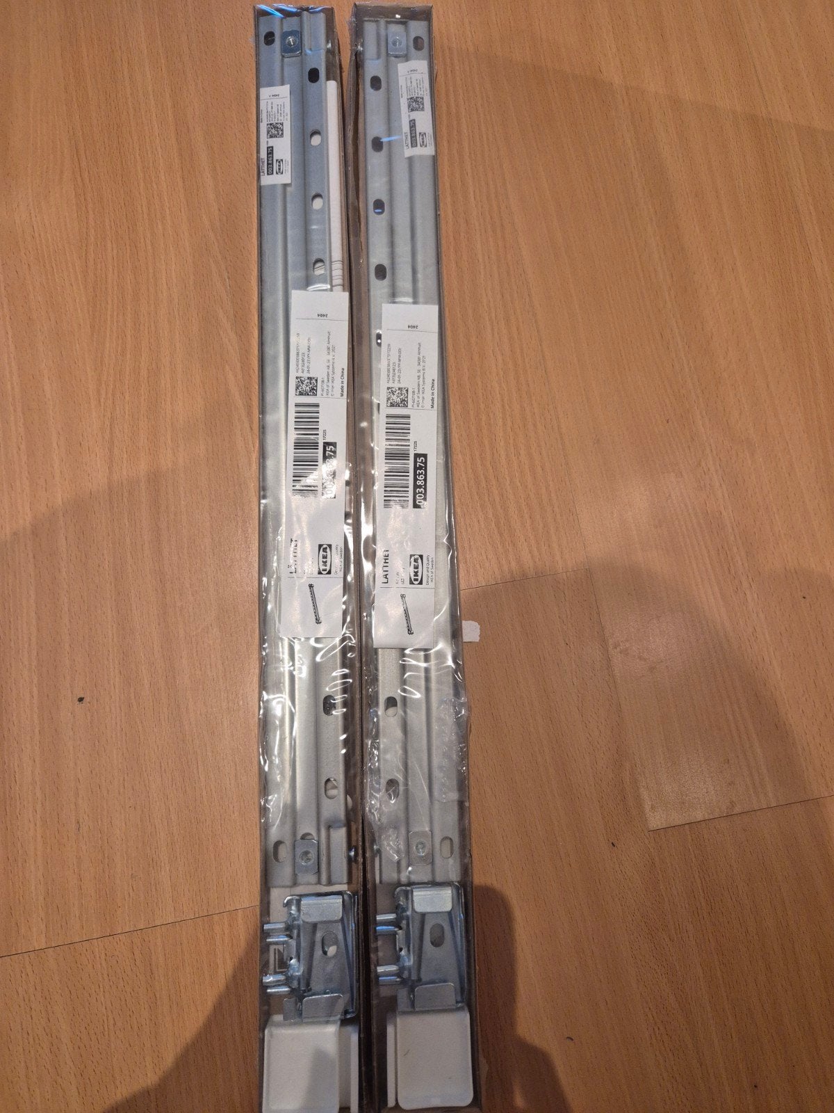 IKEA LÄTTHET Ladegeleiders 60 cm (2 stuks), Ophalen of Verzenden, Nieuw