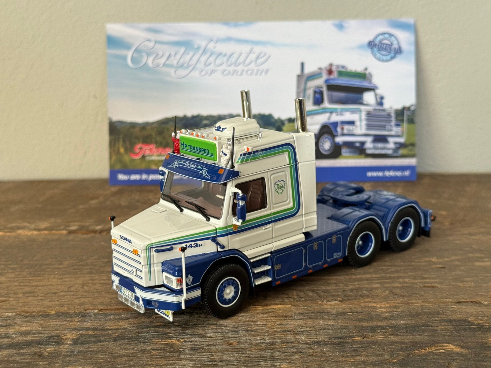Tekno - Scania 143 torpedo HP Transped, Hobby en Vrije tijd, Modelauto's | 1:50, Verzenden, Nieuw, Bus of Vrachtwagen, Tekno