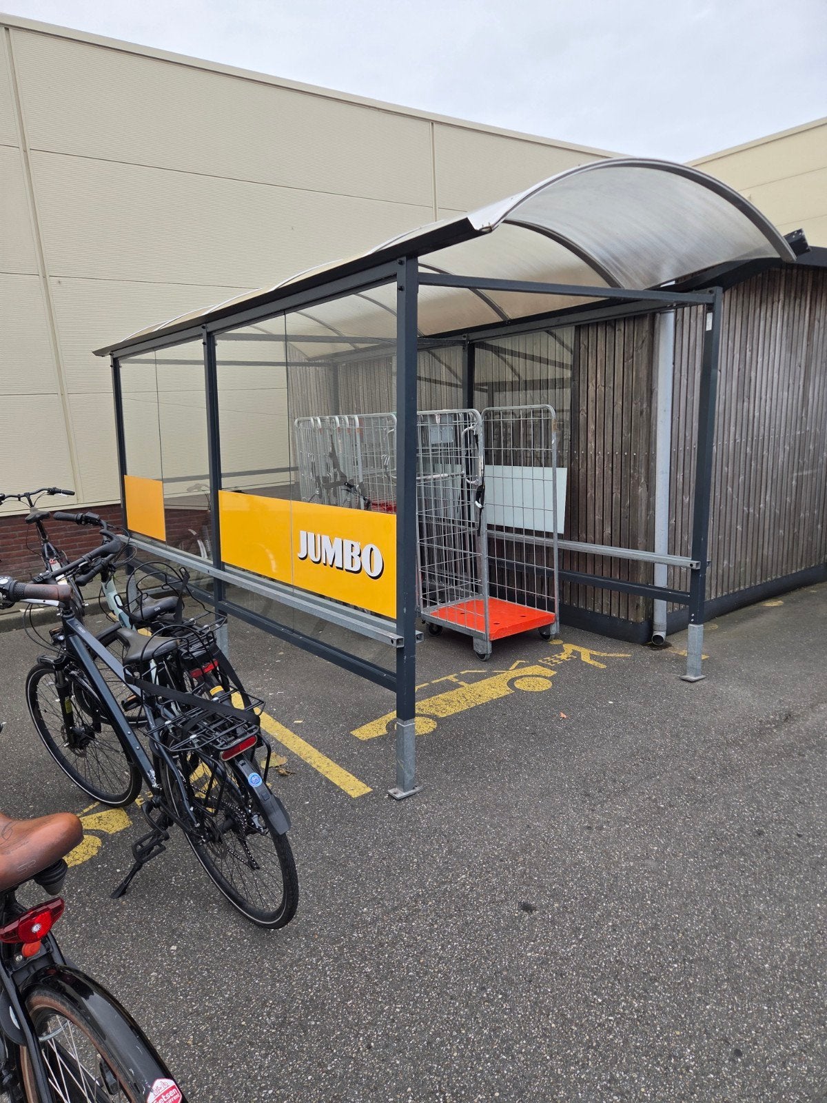 Overkapping voor fietsen of winkelwagens - Jumbo, Ophalen of Verzenden, Gebruikt, Overige typen