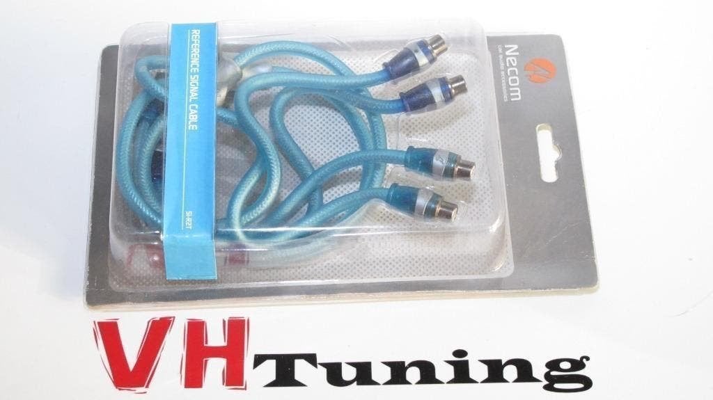 Necom S1-R2T drievoudig afgeschermde signaalkabel 0,5M, Ophalen of Verzenden, Nieuw