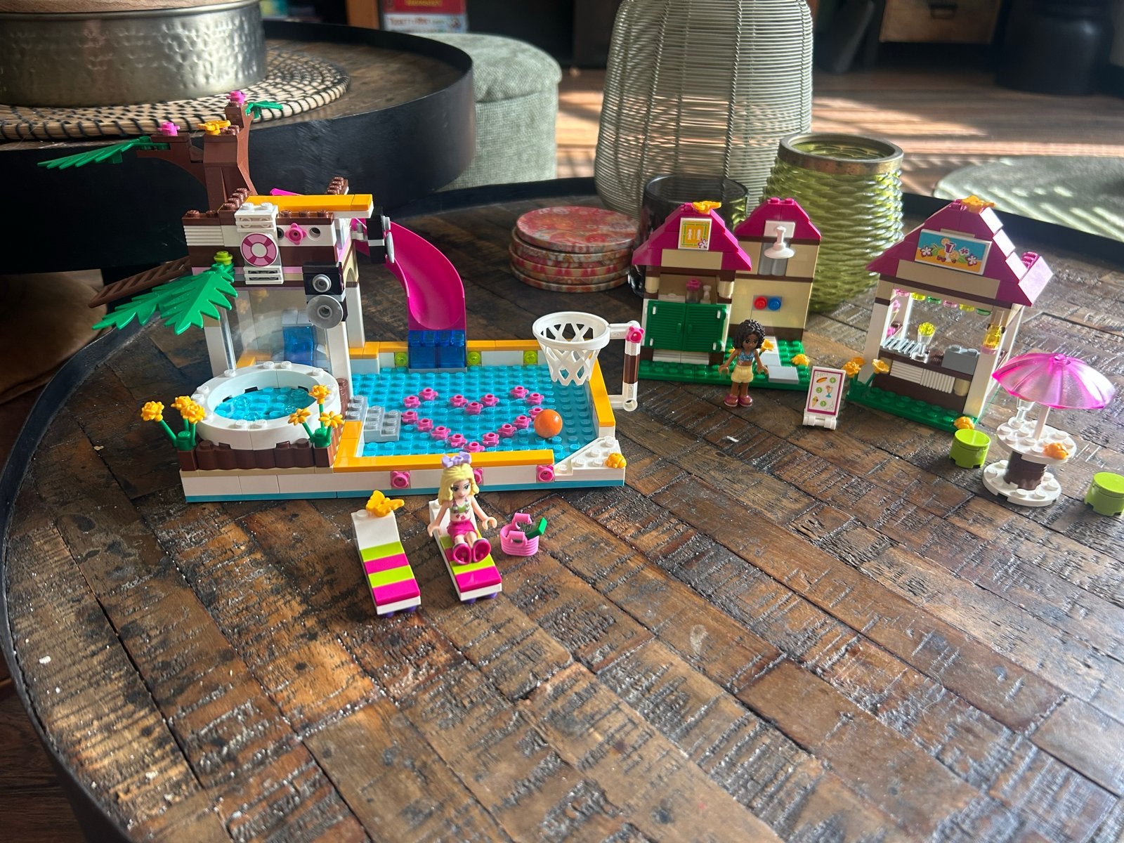 Lego Friends Heartlake Zwembad (41008) met extra's, Kinderen en Baby's, Speelgoed | Duplo en Lego, Gebruikt, Lego, Friends, Ophalen of Verzenden