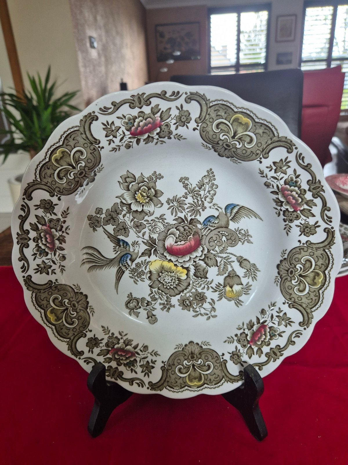 3  Ridgway Windsor Porseleinen Borden, Jaren '60 24,5 cm, Antiek en Kunst, Ophalen of Verzenden