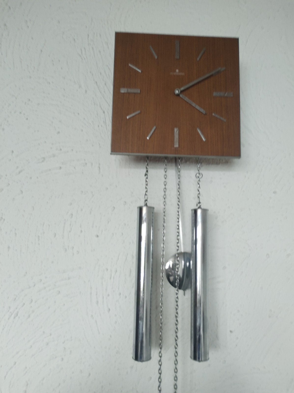 Vintage Junghans wandklok met slinger, Ophalen of Verzenden