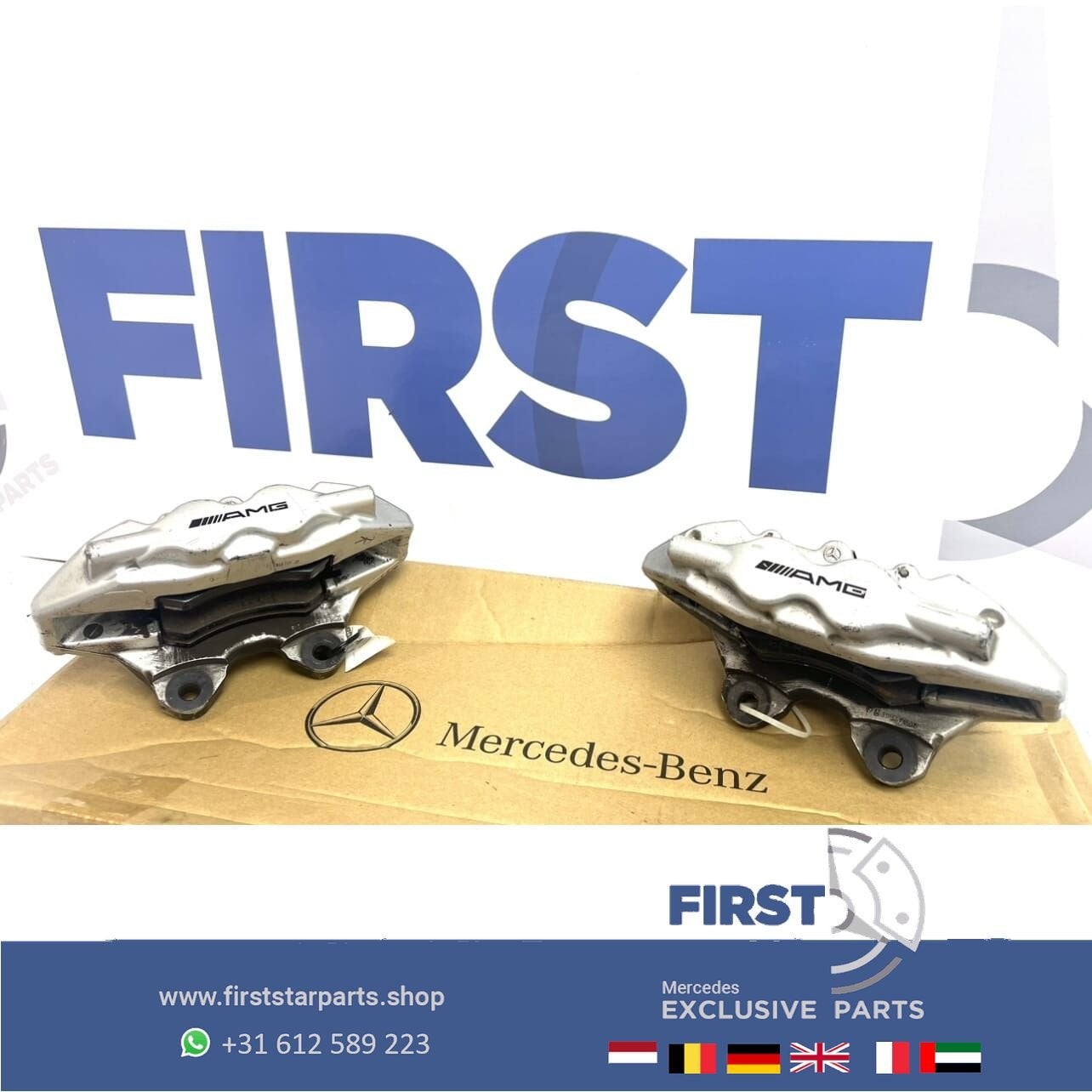 CL55 CLS55 E55 SL55 SLK55 CLK55 AMG REMKLAUW SET LINKS + REC, Auto-onderdelen, Gebruikt, -, Ophalen of Verzenden, -