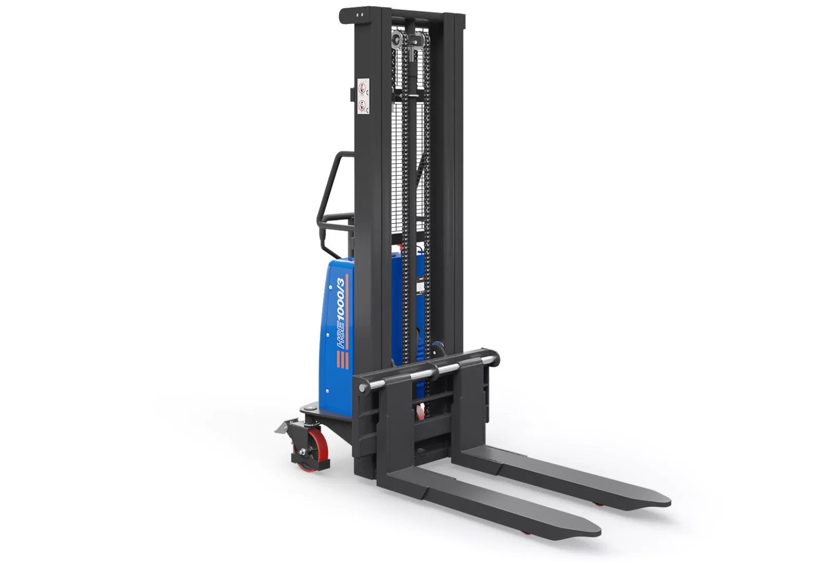 SolidHub HSE1000/3 Elektrische Stapelaar | 1000kg | 3m hefho, 1000 tot 2000 kg, Ophalen, Elektrisch, Stapelaar