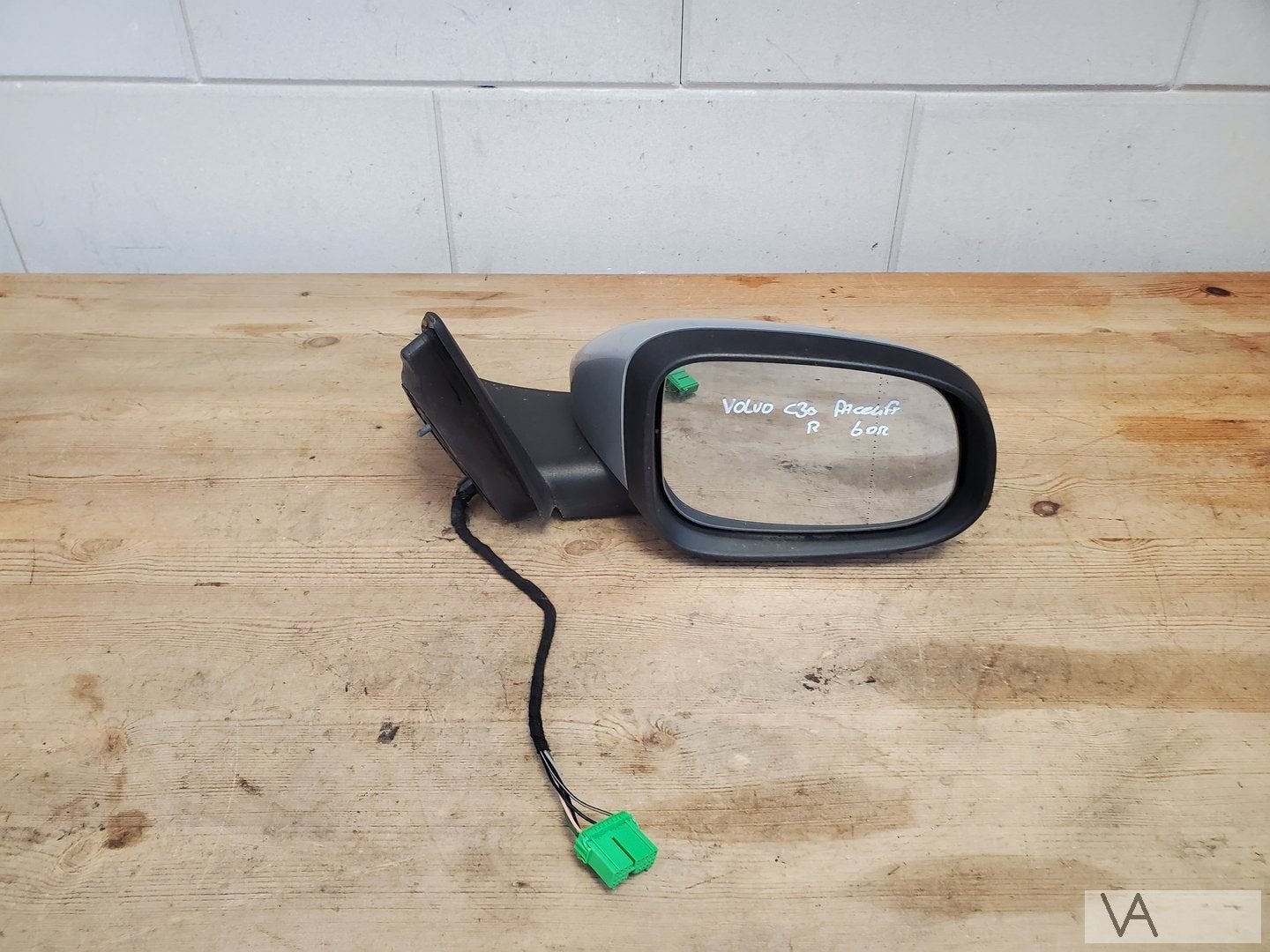 Volvo C30 2009 - 2013 spiegel rechts FACELIFT 6 draden €100, Auto-onderdelen, Gebruikt, -, -, Ophalen of Verzenden