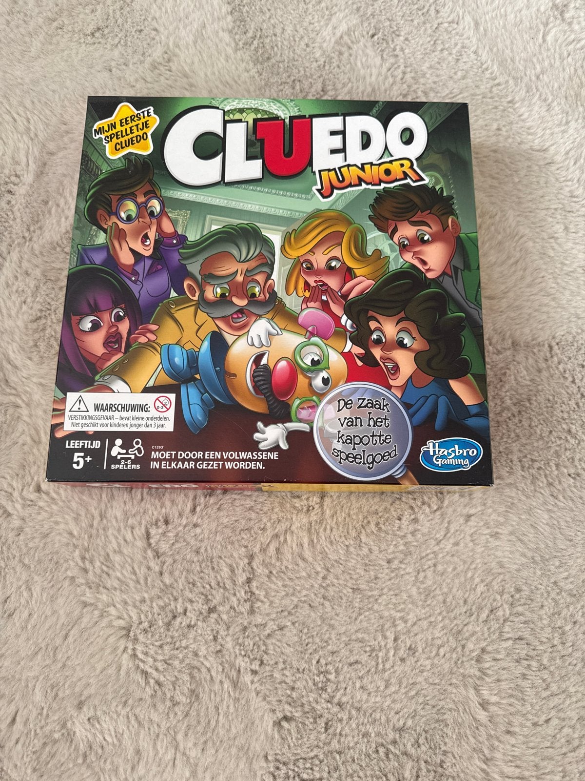 Cluedo Junior - Mijn Eerste Spelletje Cluedo, Drie of vier spelers, Ophalen of Verzenden, Zo goed als nieuw