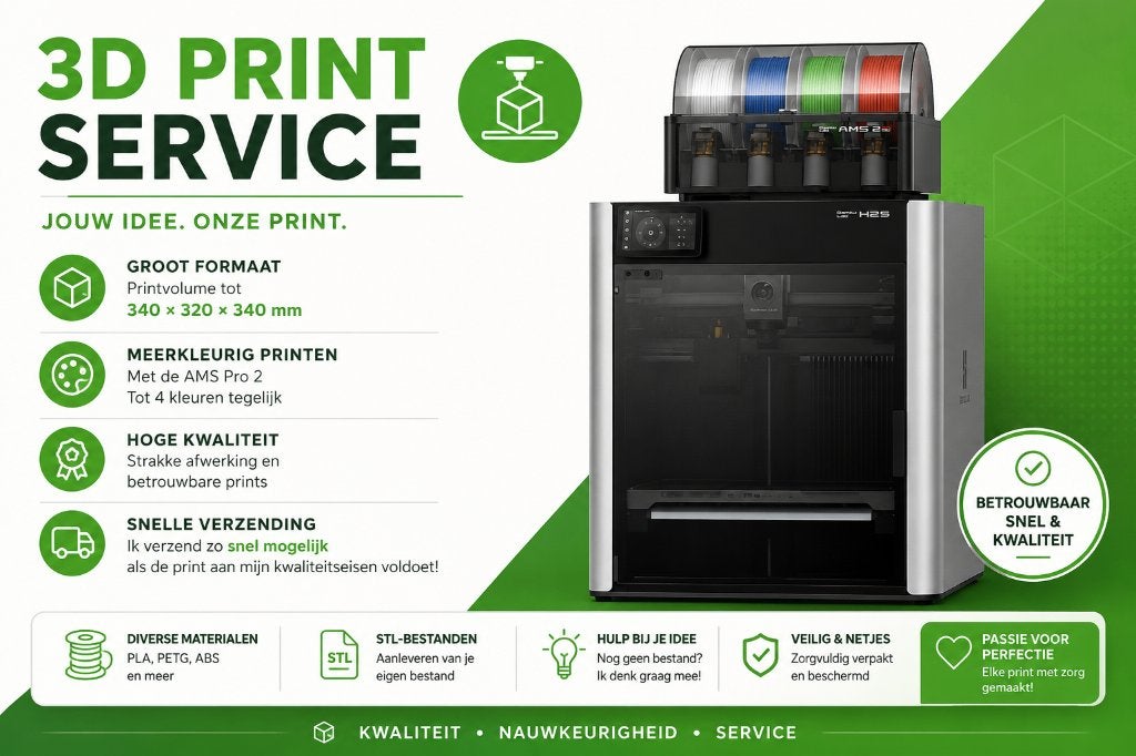 Snelle, professionele en goedkopen - 3D Print Service, Computers en Software, 3D Printers, Bambulab, Nieuw, Ophalen of Verzenden