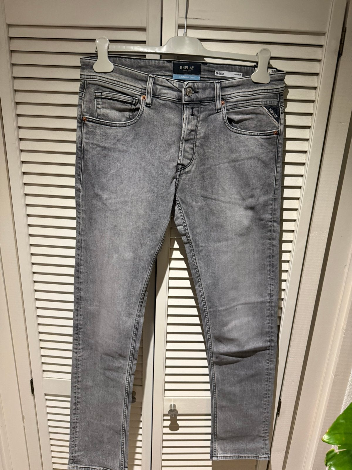 Nieuwe Replay Grover heren jeans 31-32, Verzenden, Nieuw, Zwart, W32 (confectie 46) of kleiner