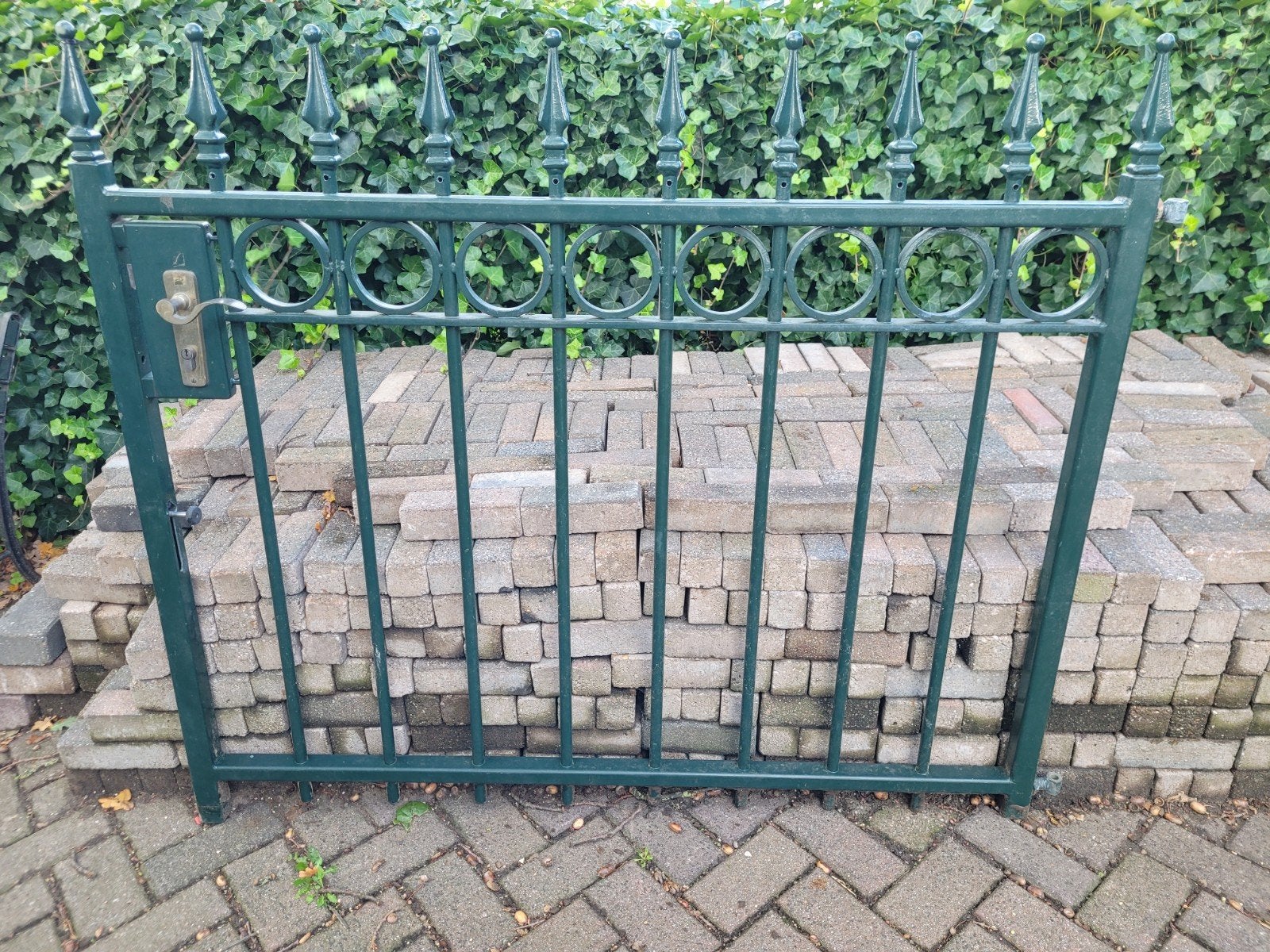 Hek, Ophalen, Met poort, Gebruikt, Sierhekwerk