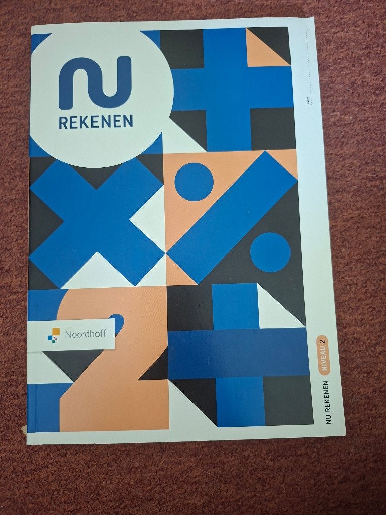 Boek rekenen, Ophalen, Overige vakken, Noordhoff, Zo goed als nieuw