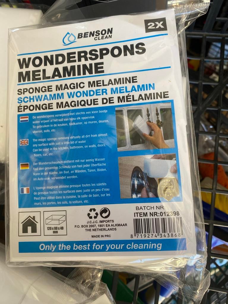 10x Nieuwe Wondermelamine Sponzen - Magische Reiniging, Huis en Inrichting, Schoonmaakartikelen, Overige typen, Onbekend, Ophalen of Verzenden