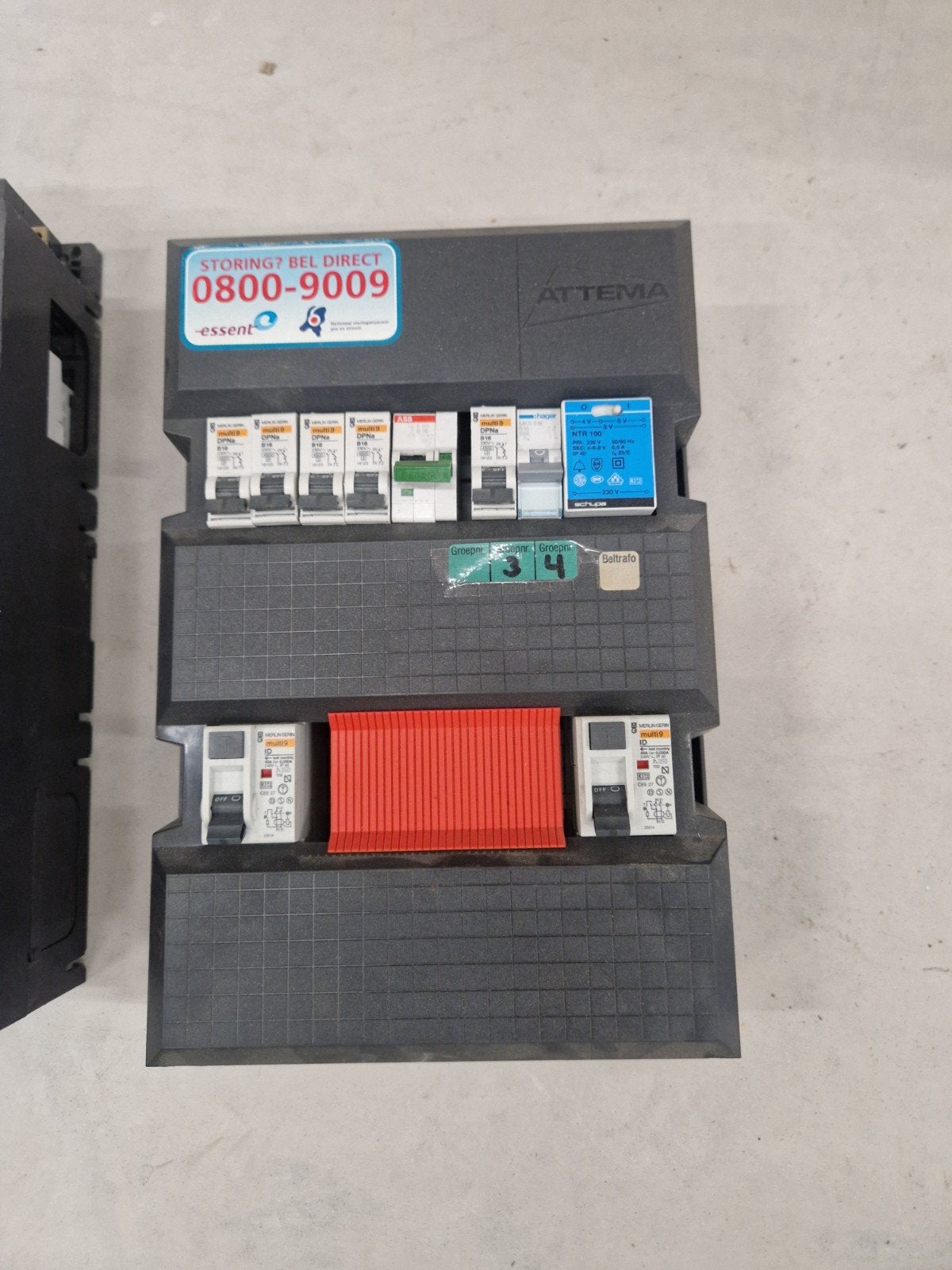 Diverse Groepenkasten en Elektrische Componenten, Ophalen, Gebruikt, Hager, Groepenkast