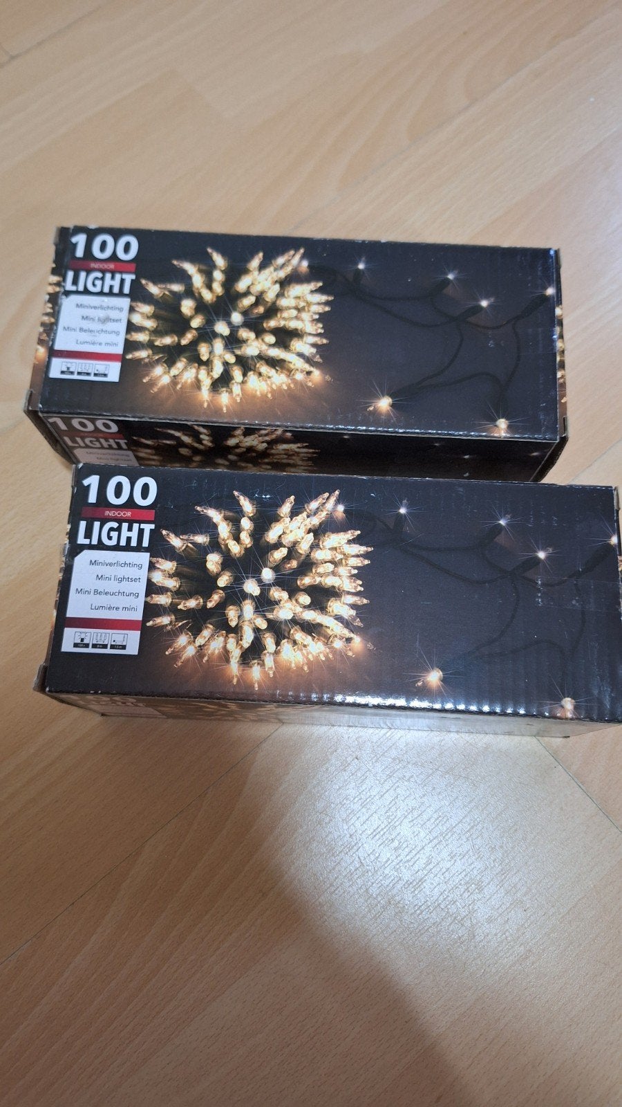 2 nieuwe doosjes kerstverlichting, Diversen, Ophalen of Verzenden, Nieuw