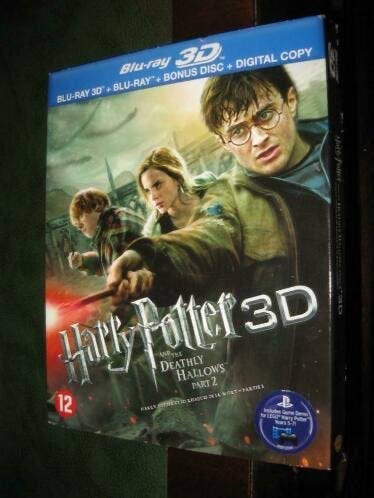 Bluray Harry Potter and the Deathly Hallows part 2 3D versie, Ophalen of Verzenden, Zo goed als nieuw