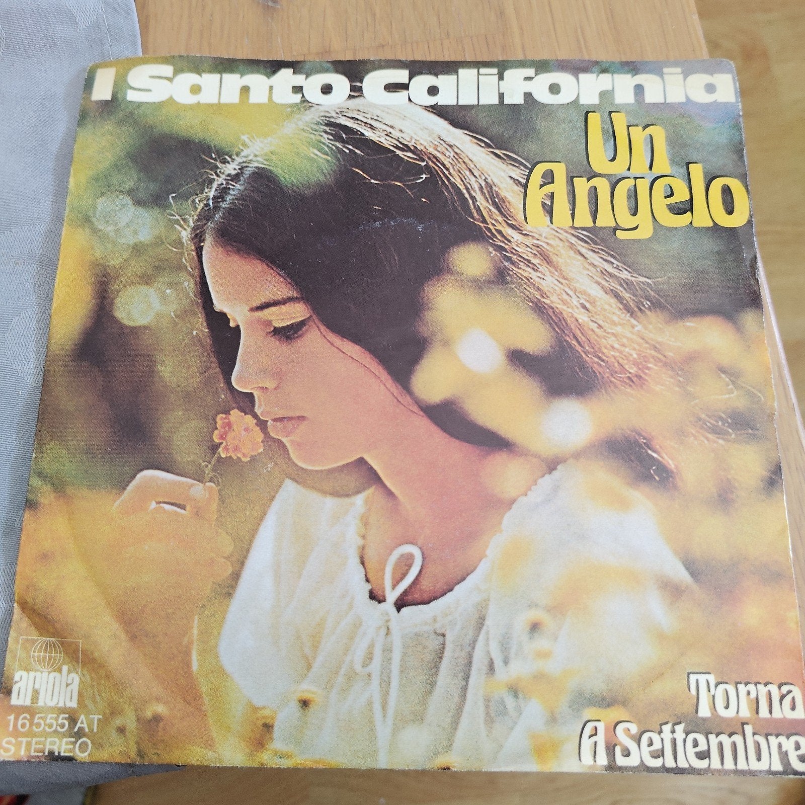I Santo California - Un Angelo / Torna A Settembre (Vinyl), Cd's en Dvd's, Ophalen of Verzenden, Gebruikt, 7 inch, EP