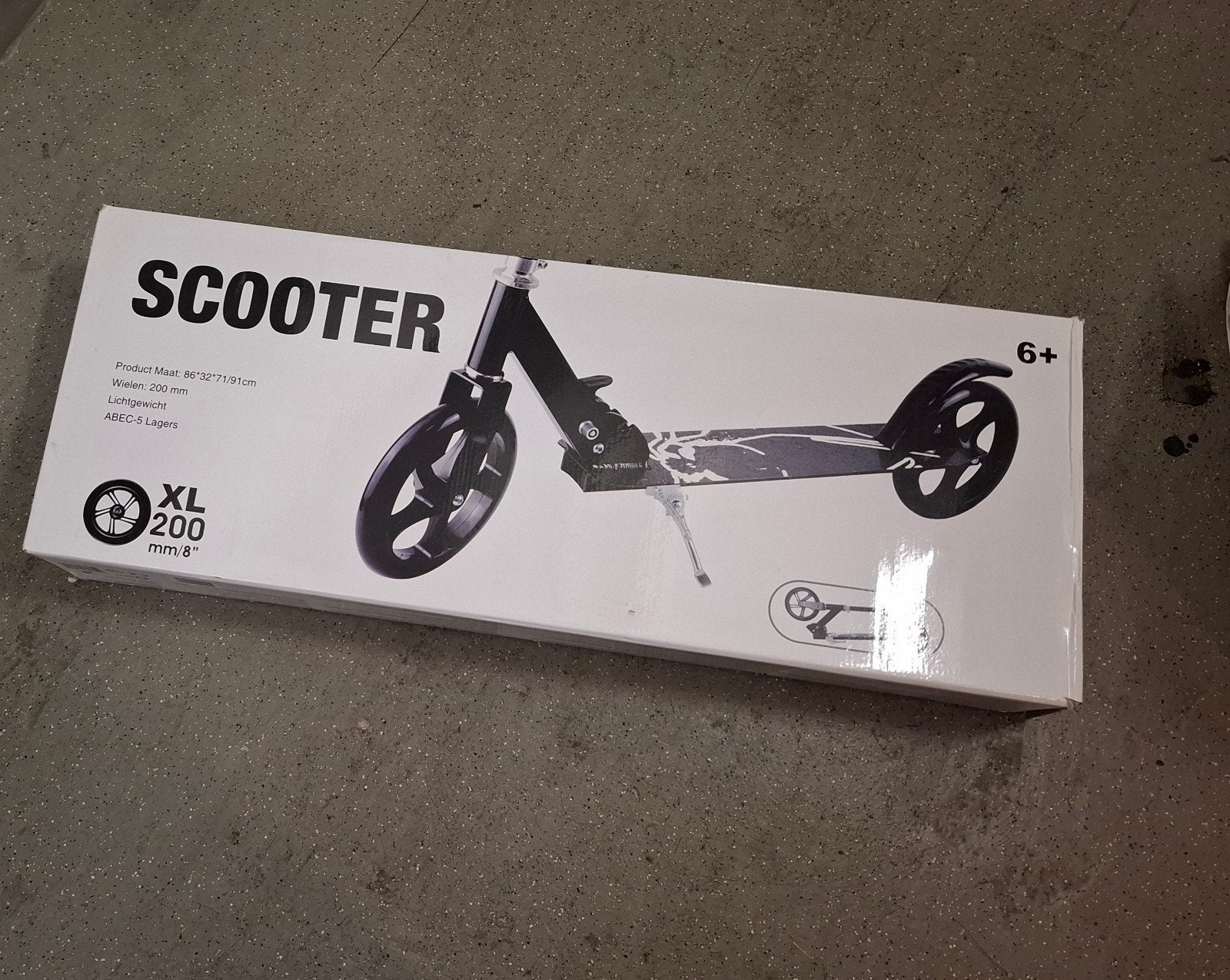 Step scooter, Ophalen
