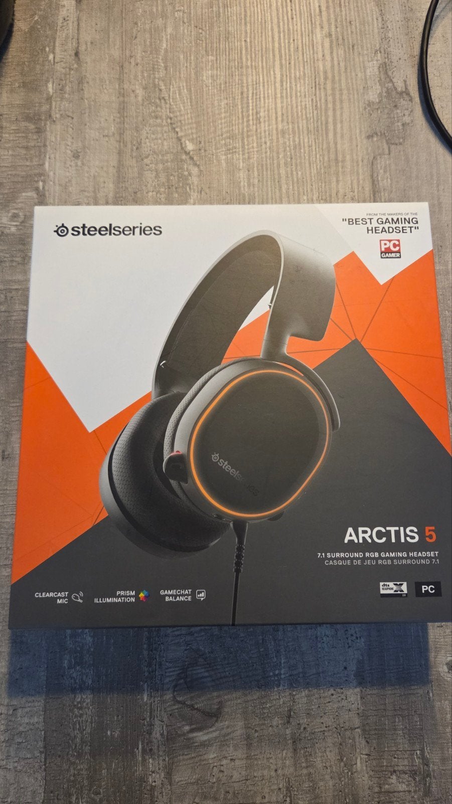 SteelSeries Arctis 5 Gaming Headset - Zo goed als nieuw, Overige merken, Surround, Ophalen of Verzenden, Zo goed als nieuw