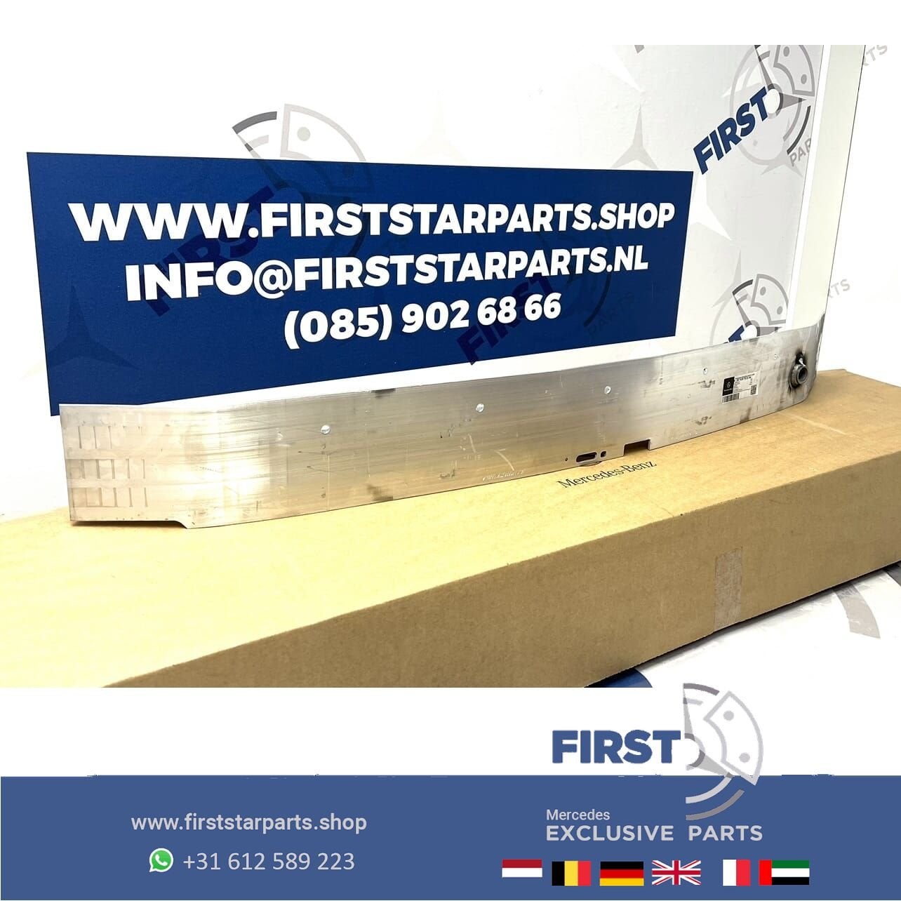 W177 A KLASSE BUMPERBALK A1776202800 V177 aluminum voorbumpe, Gebruikt, -, Voor, Ophalen of Verzenden