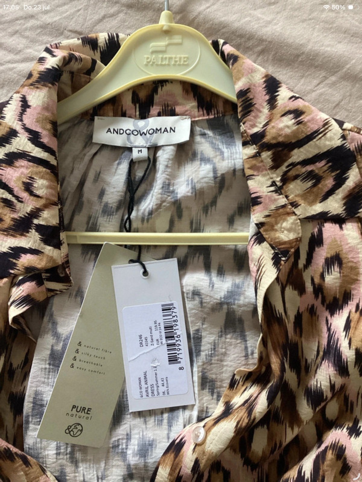Nieuwe &Co Woman jurk met dierenprint, Kleding | Dames, Jurken, Maat 38/40 (M), Meerkleurig, Nieuw, Ophalen of Verzenden