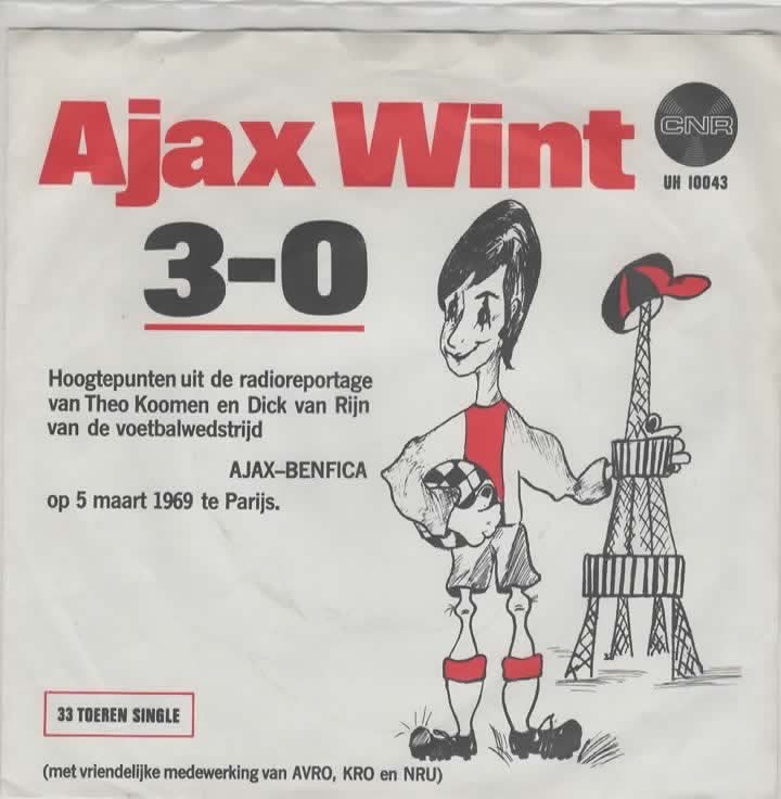 Theo Koomen en Dick van Rijn- Ajax Benfica Cruyff