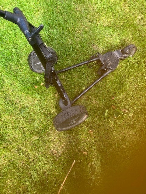 golf trolley e-motion, Ophalen of Verzenden, Gebruikt, Golfkar