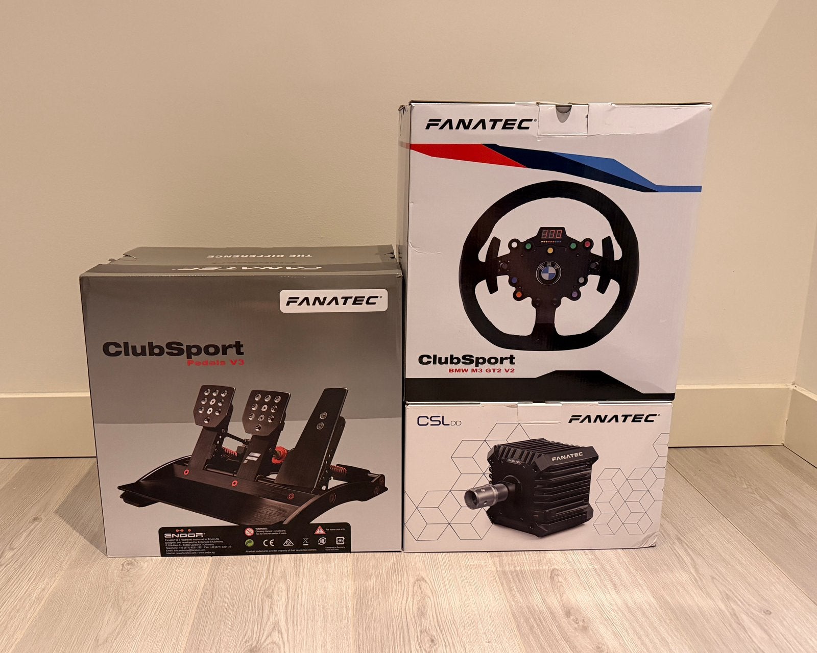 Fanatec bundel CSL-DD 8Nm, BMW GT2 V2, Clubsport V3 loadcell, Ophalen of Verzenden, Zo goed als nieuw