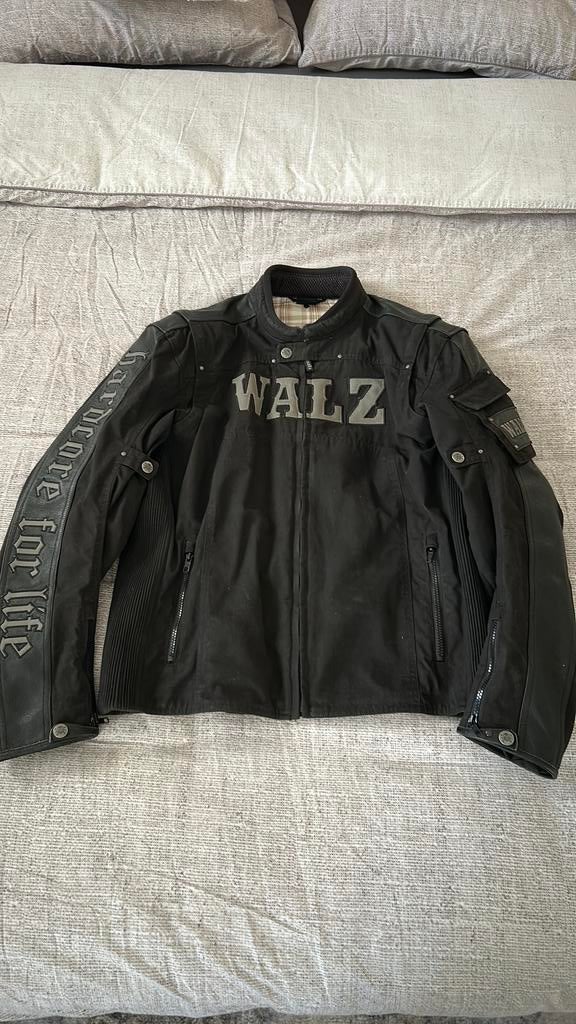 WALZ Hardcore motorjas + bodywarmer mt. L, Motoren, Kleding | Motorkleding, Ophalen, Tweedehands, Dames, Jas | textiel