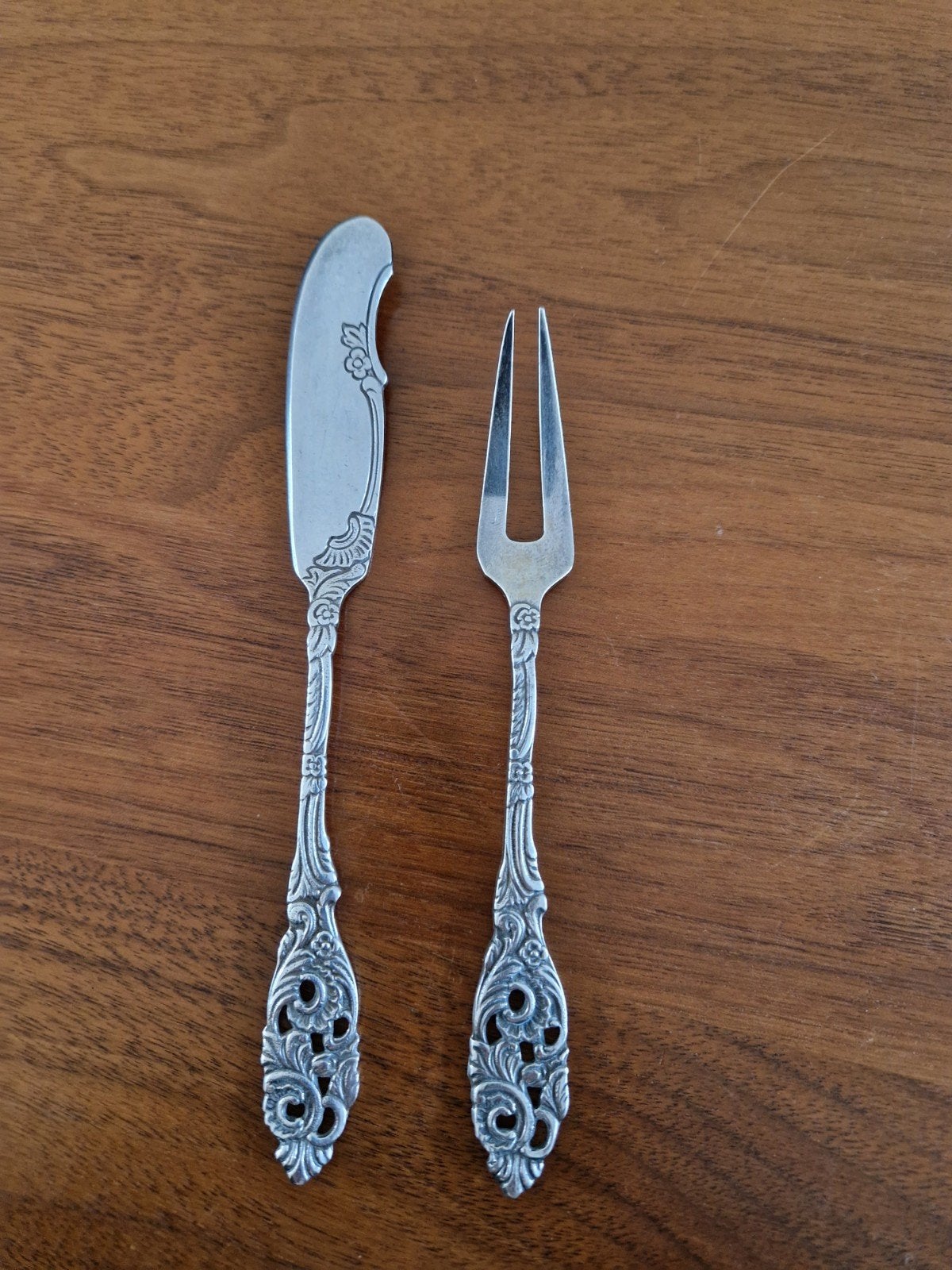 botermesje en belegvorkje, Antiek en Kunst, Ophalen of Verzenden