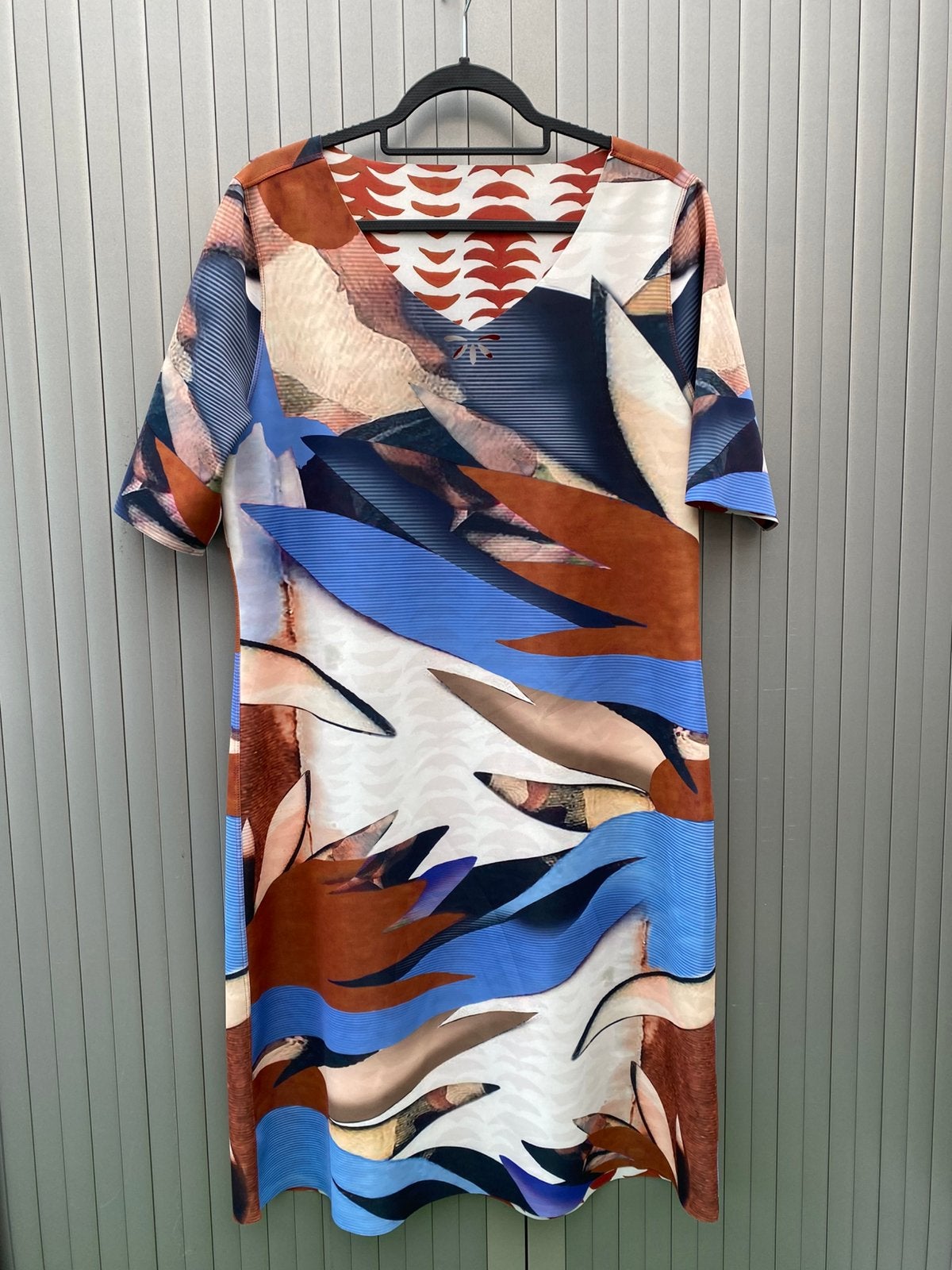 Lizzy & Coco reversibele jurk 44, Kleding | Dames, Jurken, Bruin, Maat 42/44 (L), Nieuw, Ophalen of Verzenden