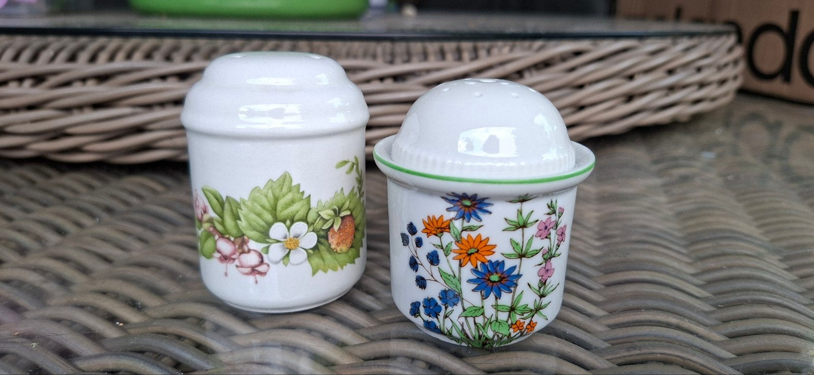 Potpourri potjes - aardbei en bloemen design, Ophalen of Verzenden