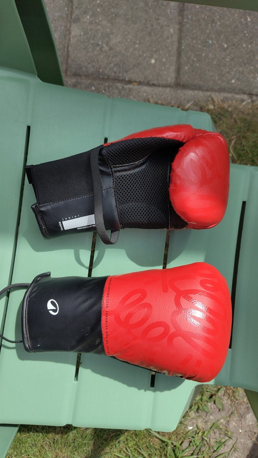 Domyos Junior Boks handschoenen 100 - Rood, Ophalen of Verzenden, Bokshandschoenen