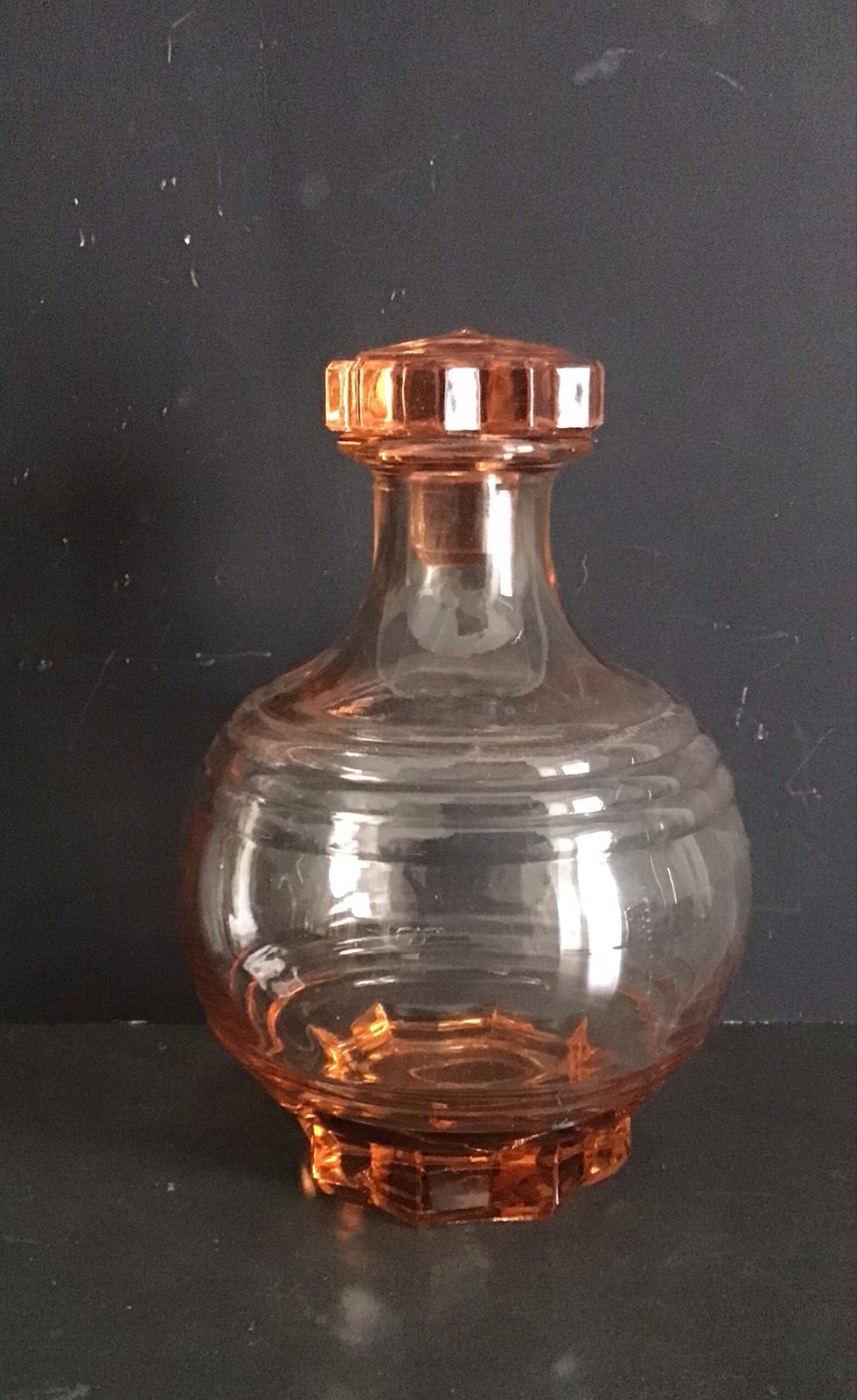 Art Deco Karaf van Persglas - 16 cm Hoog, Ophalen of Verzenden