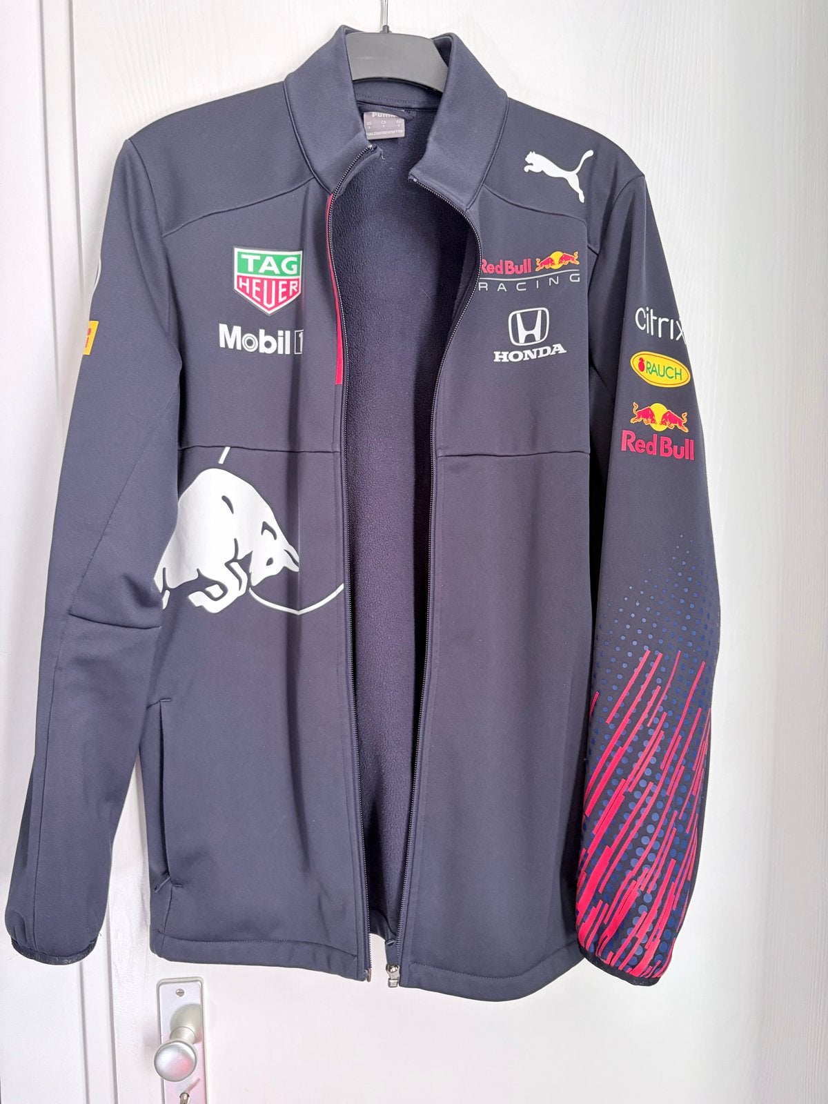 Red Bull Racing Team Softshell Jas - Maat S, Ophalen of Verzenden, Zo goed als nieuw, Maat 46 (S) of kleiner, Blauw