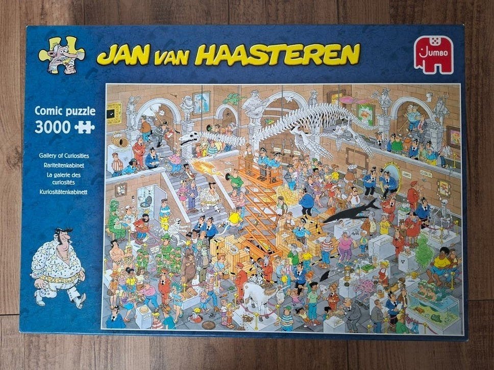 Jan van Haasteren 3000 stukjes  - Rariteitenkabinet, Ophalen of Verzenden, Meer dan 50 stukjes, Zo goed als nieuw, 6 jaar of ouder