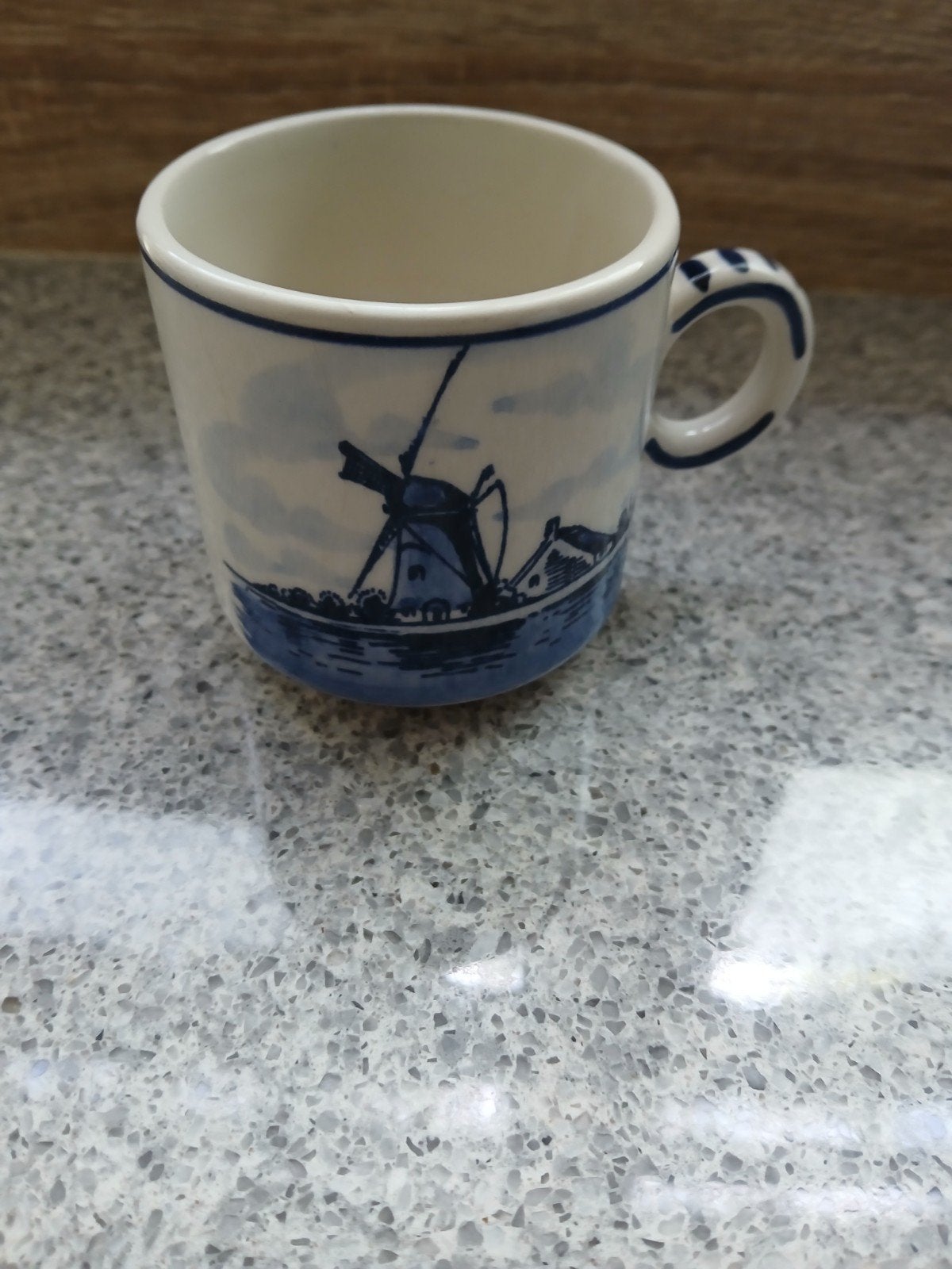 Delfts Blauw Molen Kopje - Vintage Hollandse Charme, Ophalen of Verzenden