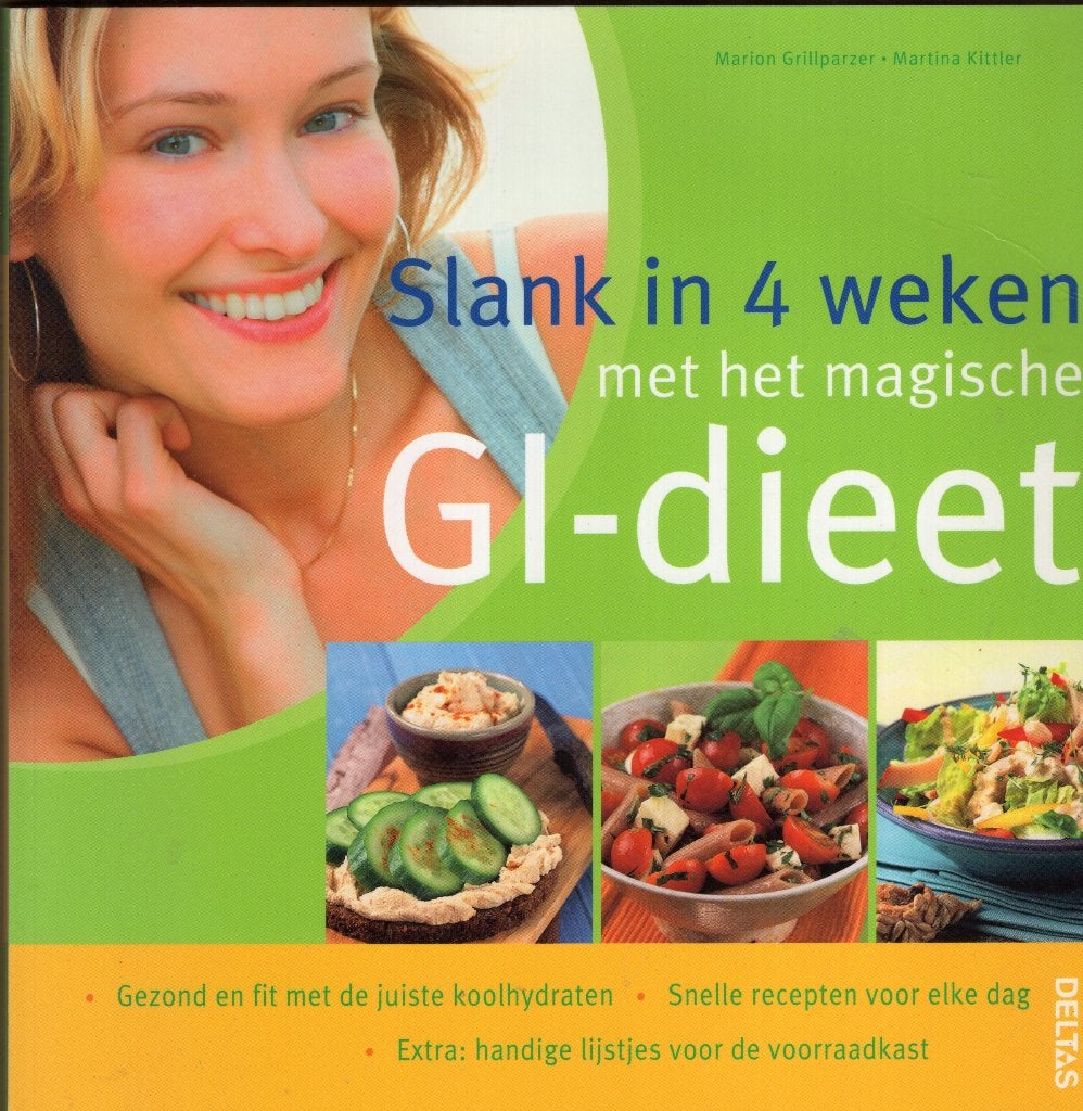 GI Dieet Slank in 4 weken - Marion Grillparzer BOEK, Ophalen of Verzenden, Gelezen, Marion Grillparzer & Martina Kittler